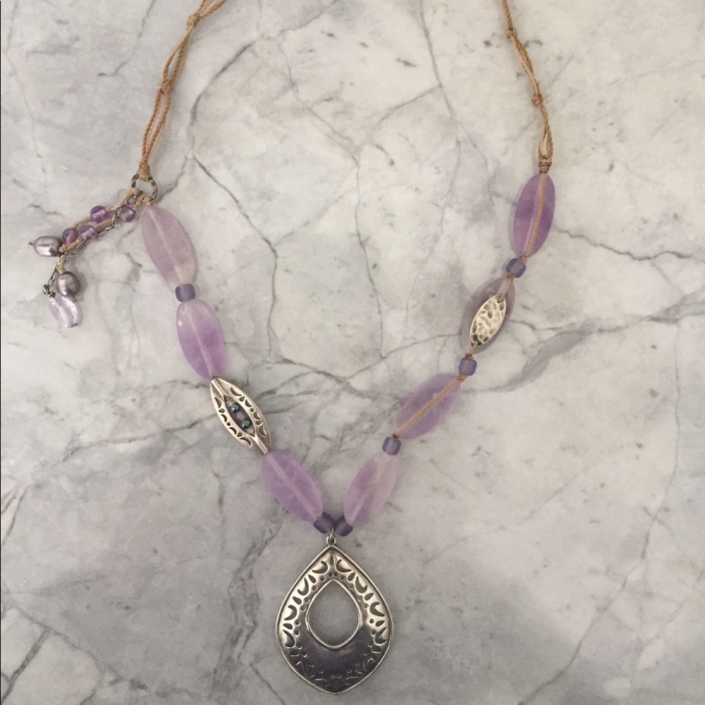 Silpada Amethyst Necklace
